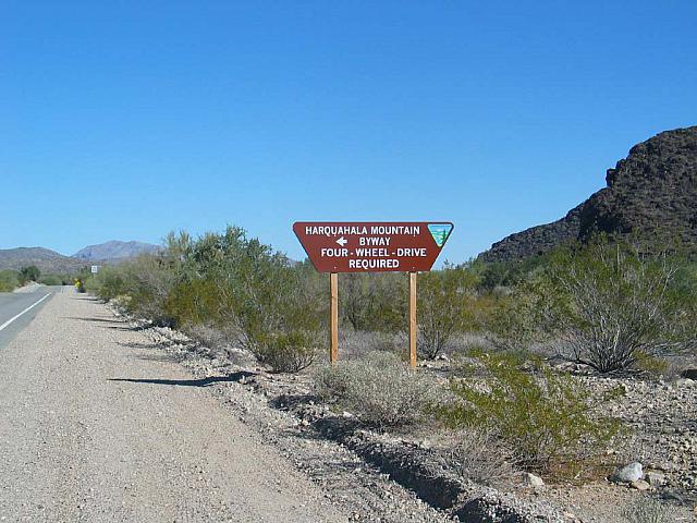 The sign leading to the park