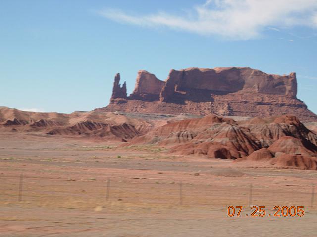 Hoodoos on the road to Moab