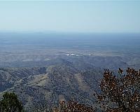 The view from the top of Rice Peak looking northwest towards the Biosphere