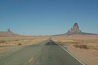 Heading in to Monument Valley.