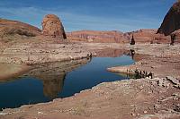 Wow. Lake Powell. (a 3 mile hike down to the lake from camp).