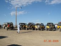 Yellow D-90 lineup at Leadville