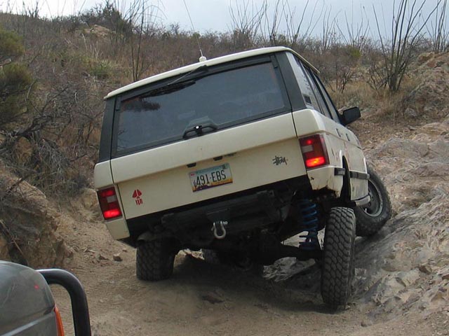 Look at that rear axle flex!