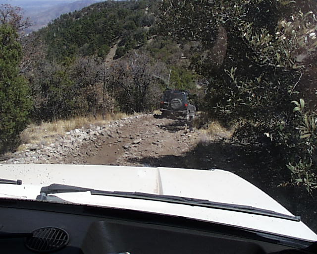 Beginning the descent back down