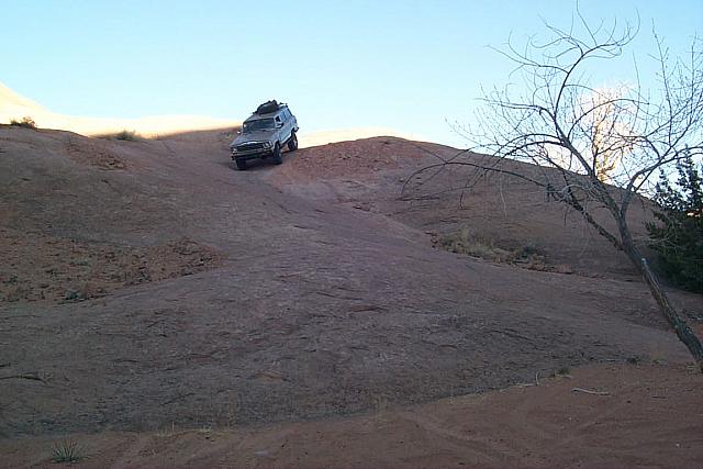 Another nice steep descent.