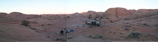 panoramic view of camp.