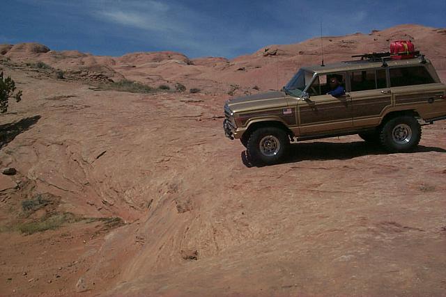 Matt entering the Chute.