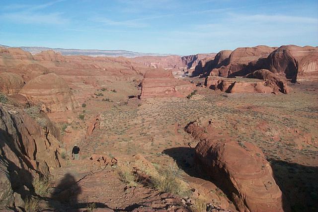 A shot of the valley beneath our camp site.