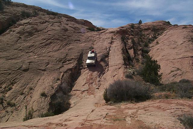 Or watching someone else come down.