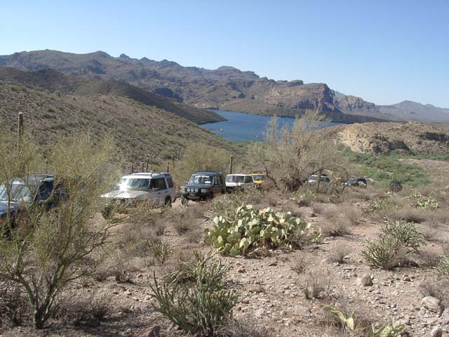 Just over the first hill