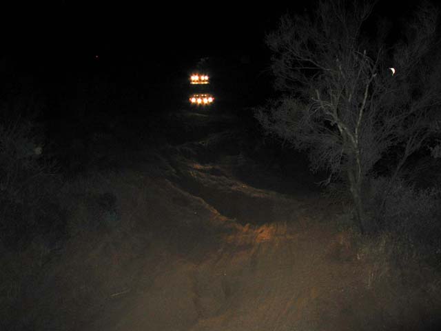 John going down the 'edge of the earth'.