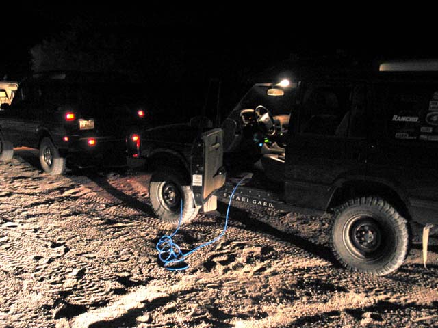 Jon airs up at the end of the trail.