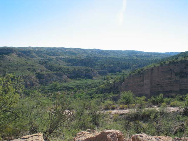 As we drive out of the canyon we have a final look