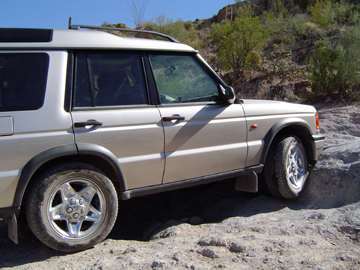 Brian testing out that pristine air dam