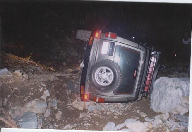 just missed that boulder!