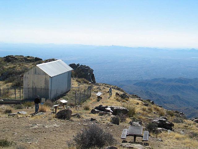 A view of the old solar observatory building.