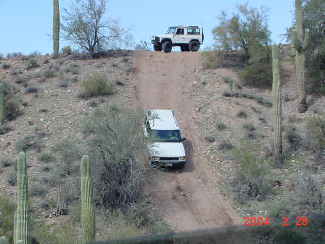 Lots of fun hills at Saguro lake