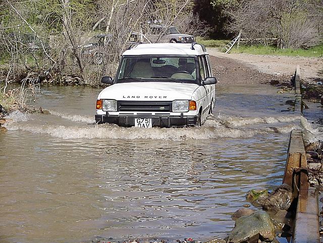 Robert crossing Sycamore Creek