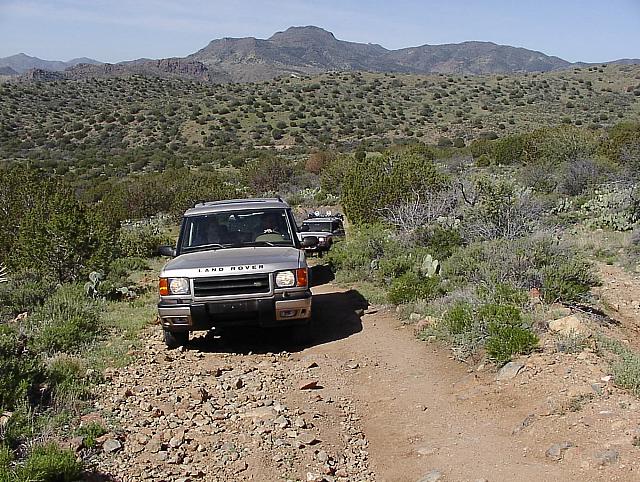 Ziad making his way up the trail