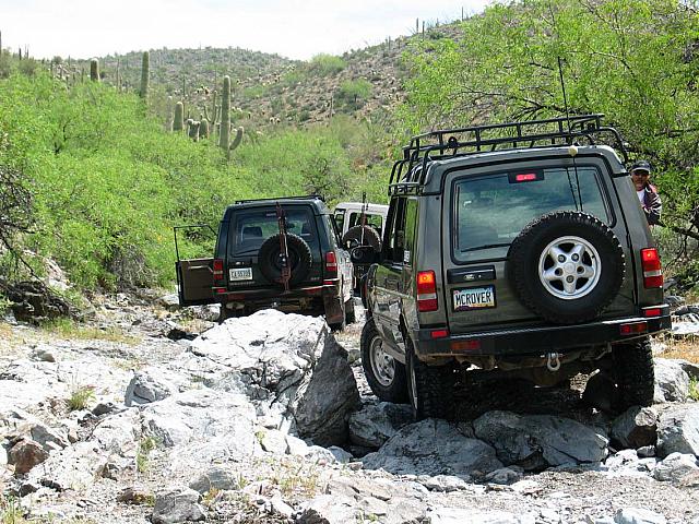 We all park for a moment for another look on foot