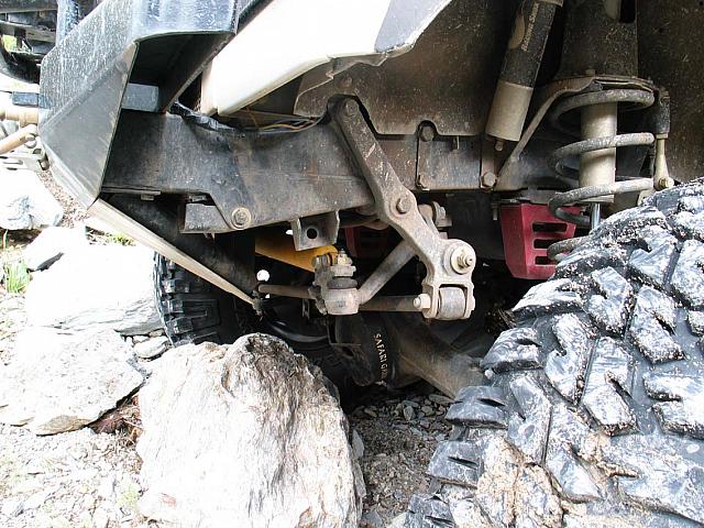 Typical problem:  Differentials hitting rocks