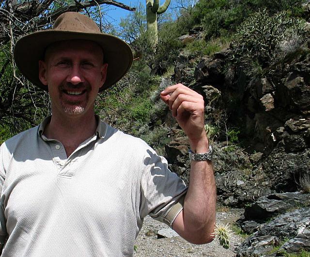 Don't try this at home (A cactus attacks me).