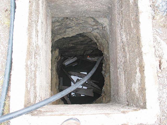 This hole is pretty deep.  You could walk right in it if it was dark.