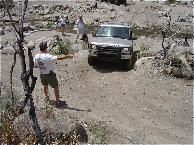 Mike gives Clay a helping finger