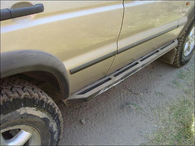 Clay's scratched up rock slider (see previous picture)