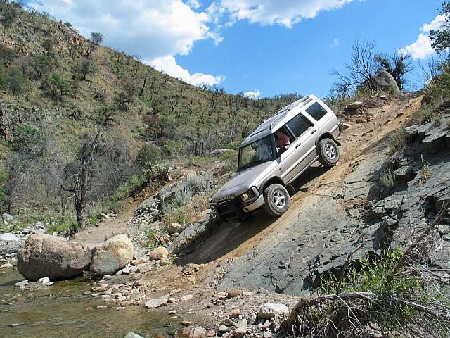 Clay on a rocky ramp