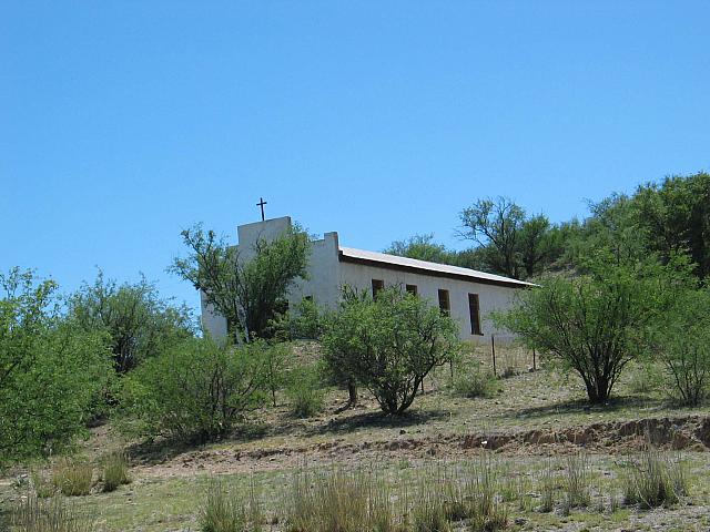 A church on the road out of Lochiel
