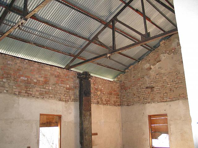 Interior of abandoned building in Duquesne