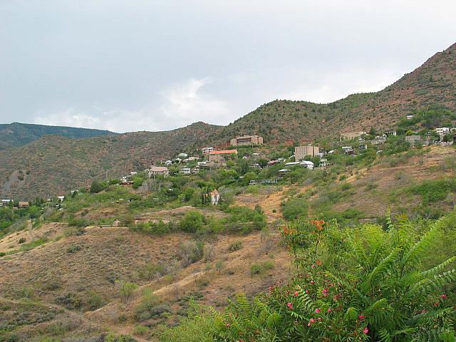 Old Buildings dot the hillside in Jerome
