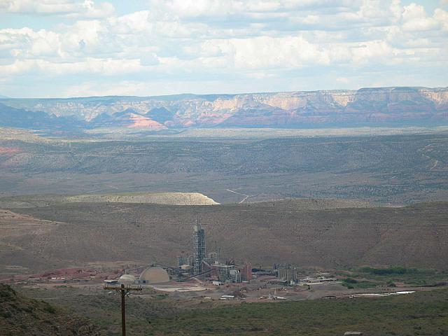 From bottom to top:  Cement Plant, Verde Valley, Red Rocks of Sedona, Mogillon Rim