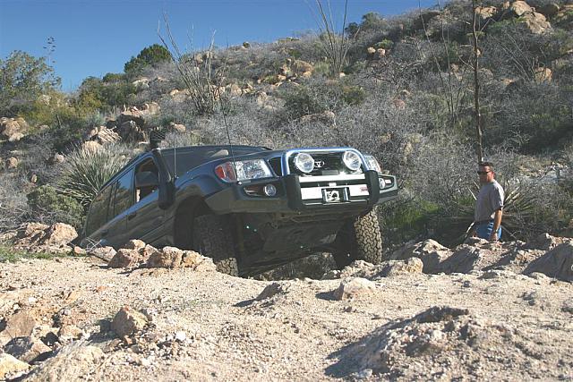 Left option on the trail