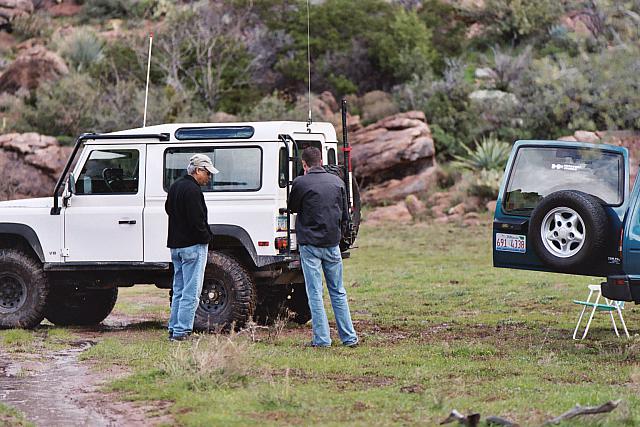 Henry and Leo have a brief discussion