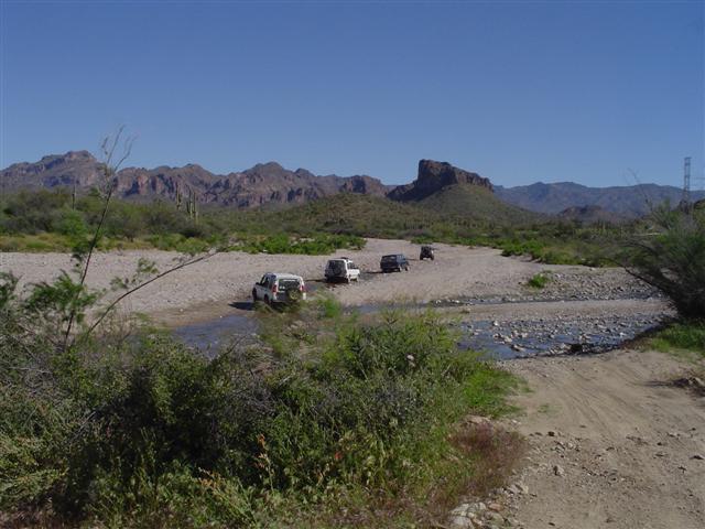 Trailhead...crossing Queen Creek