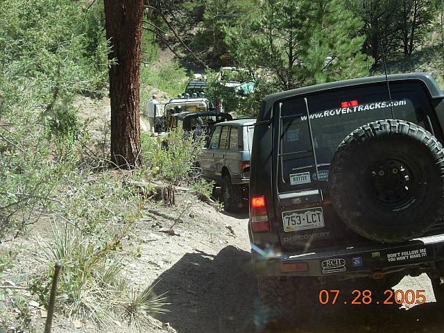 Waiting for an obstacle in Chinaman's Gulch