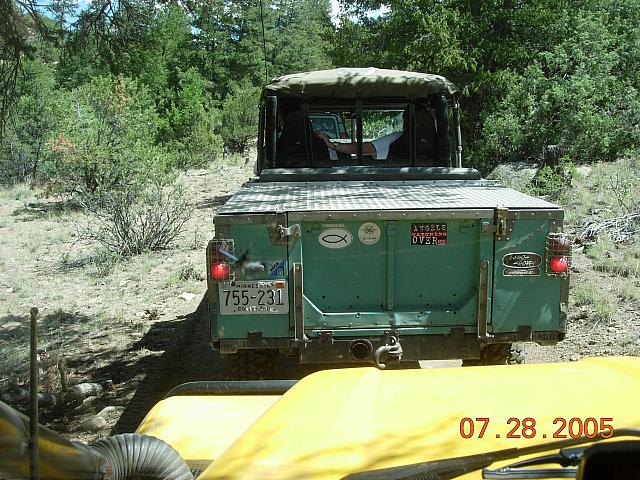 Following Charlie in Chinaman's Gulch