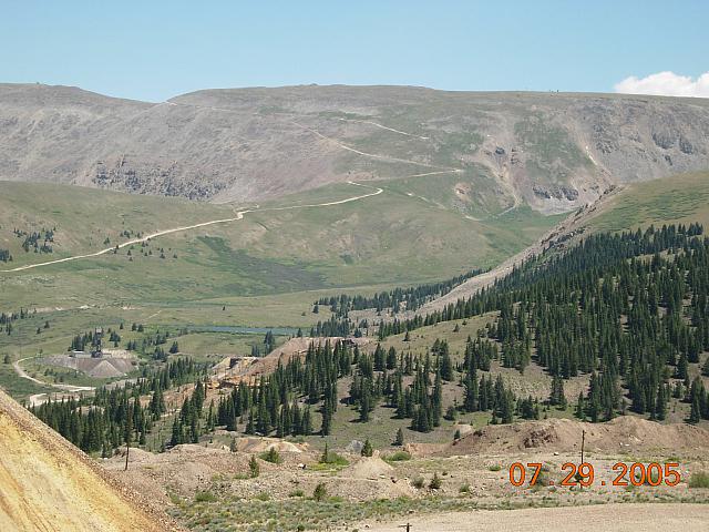 The road to Mosquito Pass above Leadville - 13185 feet above sea level