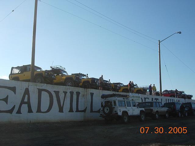 Yellow D-90 lineup at Leadville