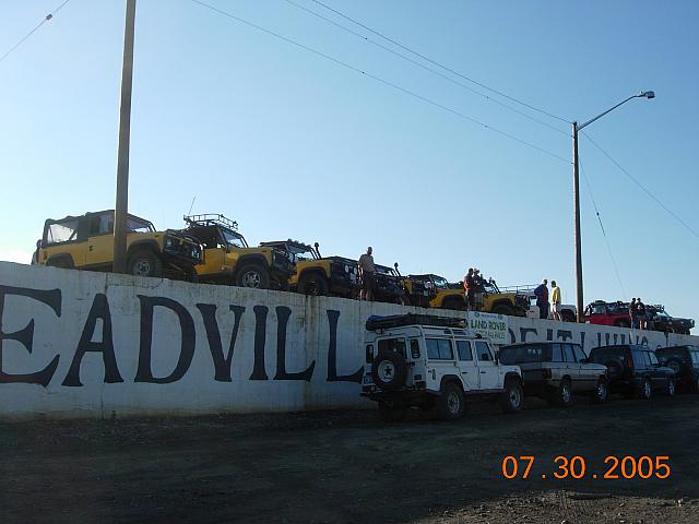 Yellow D-90 lineup at Leadville