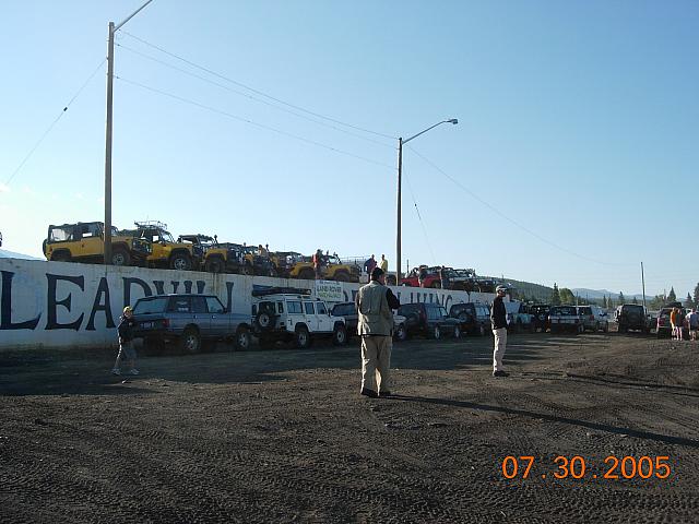 Yellow D-90 lineup at Leadville