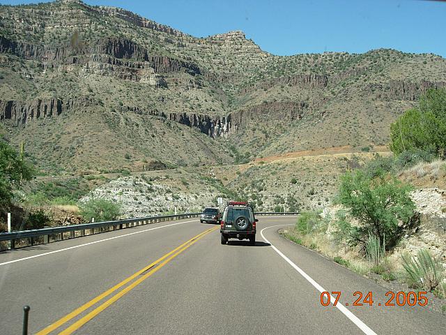 Into the Salt River Canyon