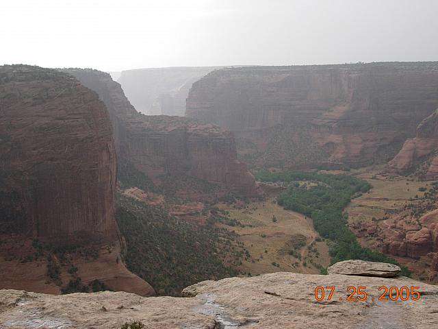 Canyon de Chelly - rain