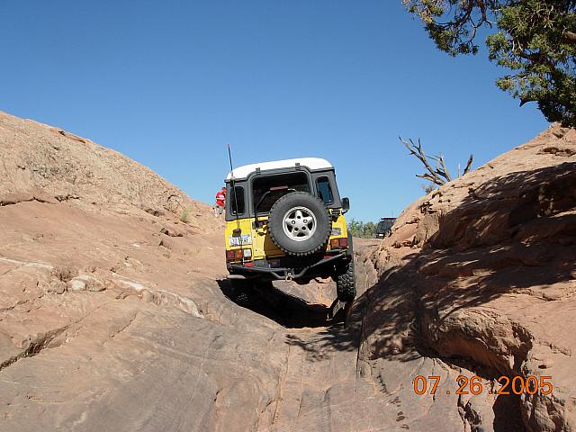 Moab - Poison Spider Mesa  - Rob up the Wedgie