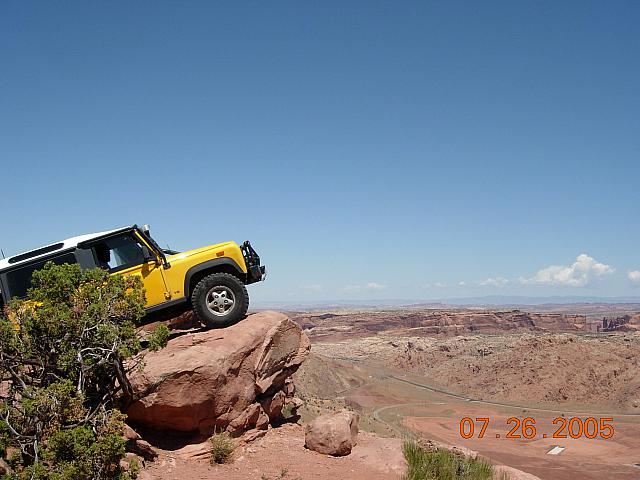 Moab - Poison Spider Mesa - Pride Rock -showing off