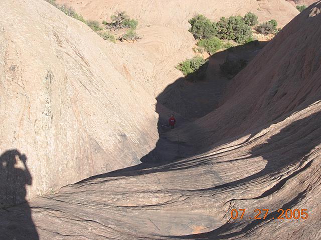 Moab -  Hell's Revenge - an insane route