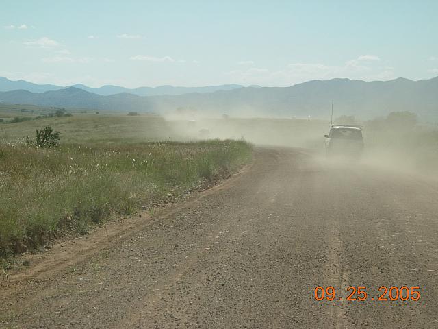 Dusty road