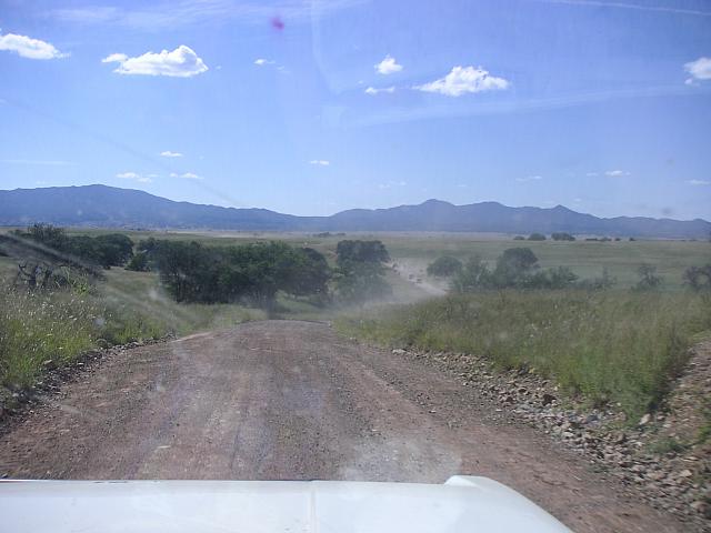 Miles of dust plumes